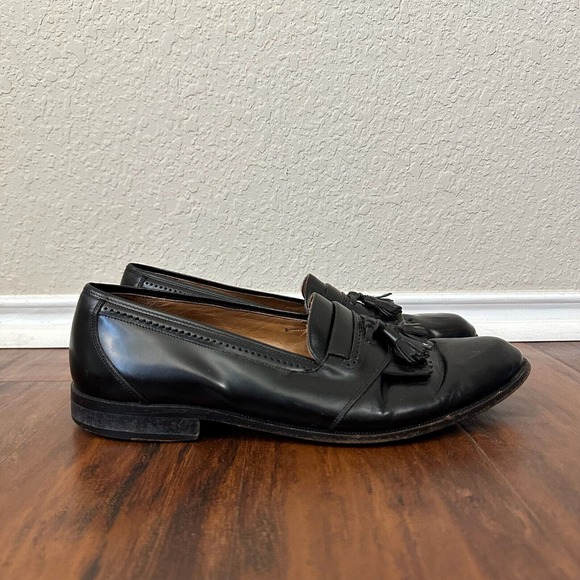 BALLY Mens Tasseled Loafers in Black Leather ITALY MADE main image 9